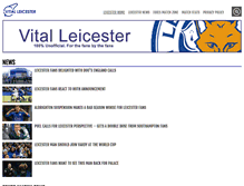 Tablet Screenshot of leicester.vitalfootball.co.uk