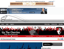 Tablet Screenshot of bournemouth.vitalfootball.co.uk