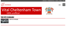 Tablet Screenshot of cheltenham.vitalfootball.co.uk
