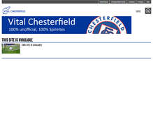Tablet Screenshot of chesterfield.vitalfootball.co.uk