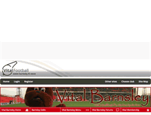 Tablet Screenshot of barnsley.vitalfootball.co.uk