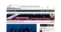 Desktop Screenshot of burnley.vitalfootball.co.uk