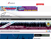 Tablet Screenshot of burnley.vitalfootball.co.uk