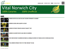 Tablet Screenshot of norwich.vitalfootball.co.uk