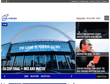 Tablet Screenshot of chelsea.vitalfootball.co.uk