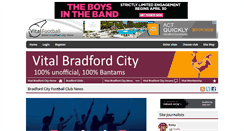 Desktop Screenshot of bradford.vitalfootball.co.uk