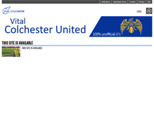Tablet Screenshot of colchester.vitalfootball.co.uk