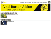 Tablet Screenshot of burton.vitalfootball.co.uk