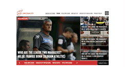 Desktop Screenshot of lincoln.vitalfootball.co.uk