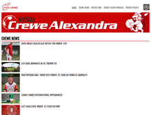 Tablet Screenshot of crewe.vitalfootball.co.uk
