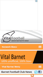 Mobile Screenshot of barnet.vitalfootball.co.uk