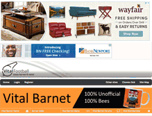 Tablet Screenshot of barnet.vitalfootball.co.uk