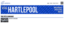 Tablet Screenshot of hartlepool.vitalfootball.co.uk