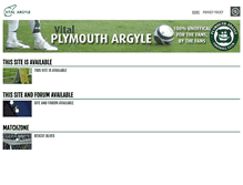 Tablet Screenshot of plymouth.vitalfootball.co.uk