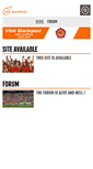 Mobile Screenshot of blackpool.vitalfootball.co.uk