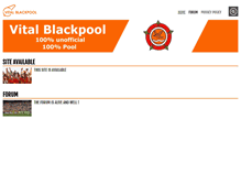 Tablet Screenshot of blackpool.vitalfootball.co.uk
