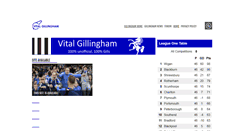 Desktop Screenshot of gillingham.vitalfootball.co.uk